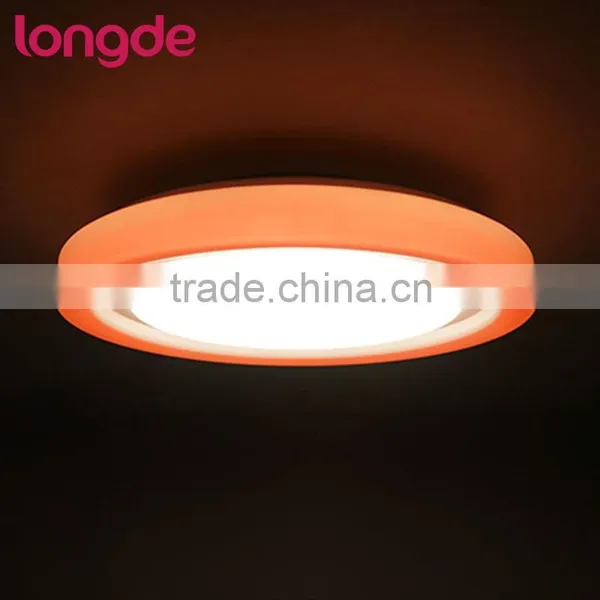 22W Dimmable RGB Single CCT LED Ceiling Light With Remote for Home photo-3