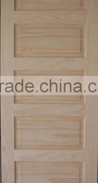 North American 5 Panels Pattern Solid Meranti Shaker Door, Wooden Shaker Door photo-3