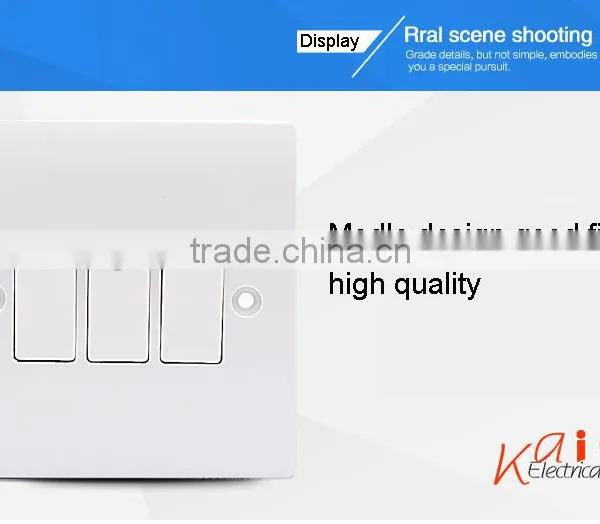 Electrical 250v 10a 86 Type 3 Gang 3 Way Wall Switch photo-4