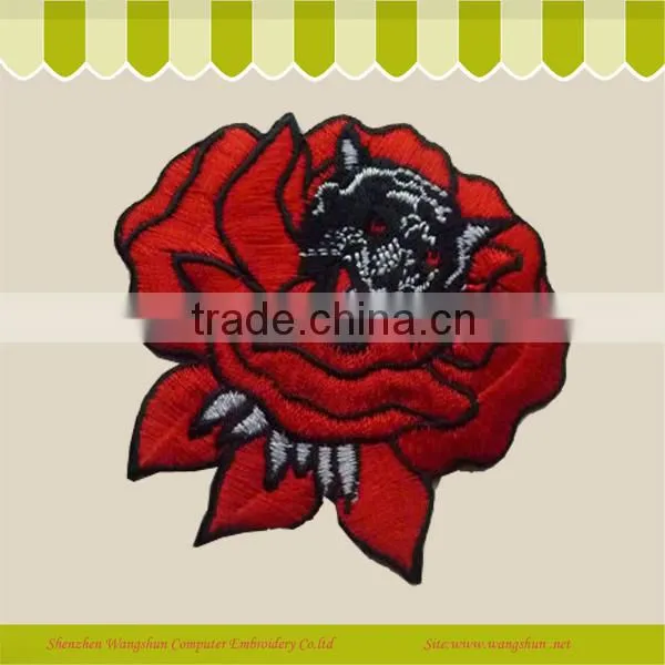 Embroidery Rose Logo Epaulette In Clothes