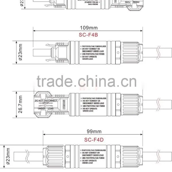 Solar Fuse Connector With Diode for Solar Power System photo-3