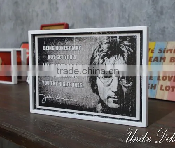 Wooden Vintage Style Sign - Wall Decoration WQ-040