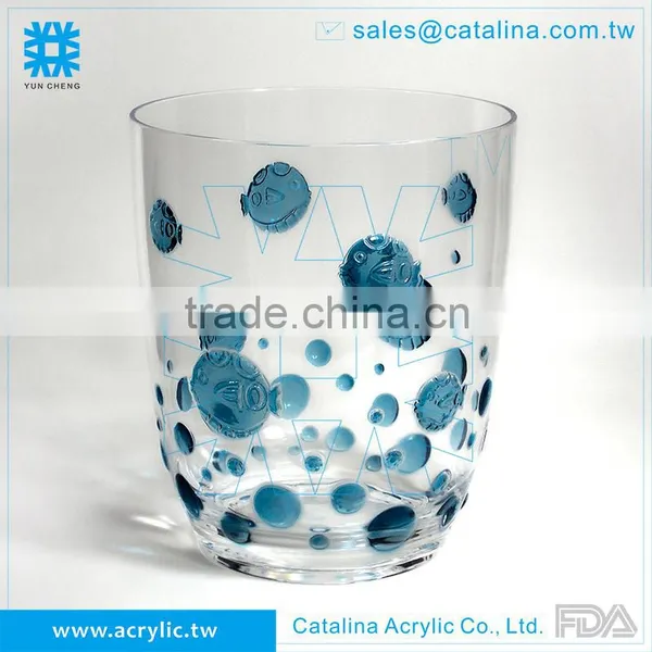 Hand Made Line Design Acrylic Hotel Bathroom Waste Bin photo-6