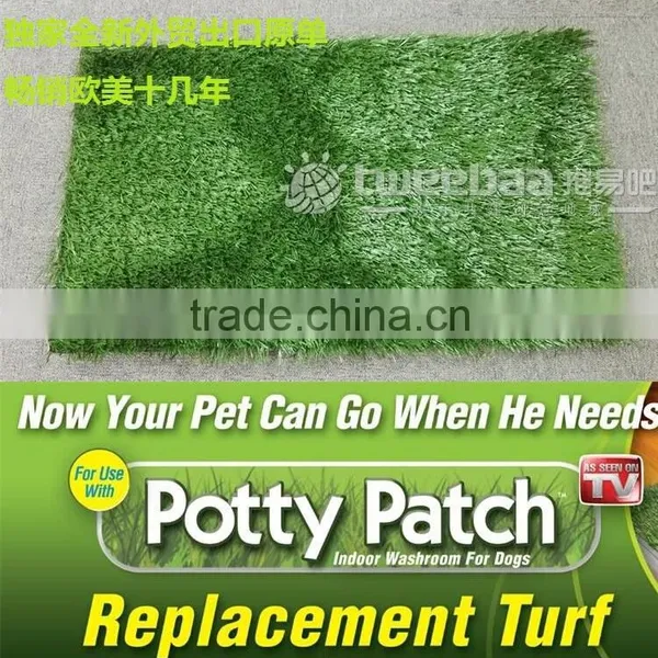 Artifical Grass Turf Doggy Potty Indoor Economical Dog Litter Box and Grass Patch That Will Train Your Puppy -S