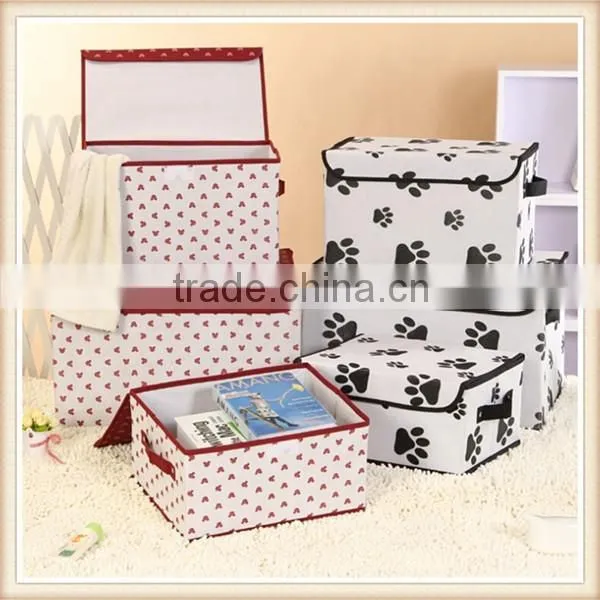 Mickey and Footprint Non Woven Foldable Storage Box for Kids photo-3