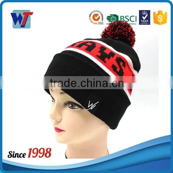 Hot Sell Colorful Hip Hop Beanies Knitted Custom Beanie Hats Winter photo-5