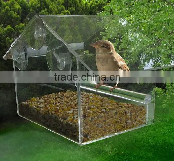 Custom Acrylic Window Bird Feeders for Window photo-3