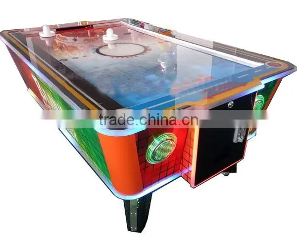 Amusement Air Hockey Table Indoor Sport Game Machine Coin Operated Arcade Light Air Hockey Table Game Machine photo-3