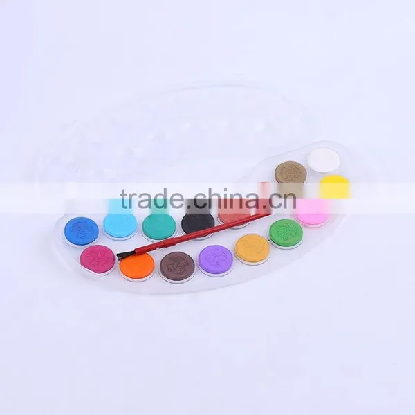 2016 New Style 8/12/16 Colors Moonlike Powder Watercolor Paint Cakes Set Professional Quality in Plastic Box photo-4