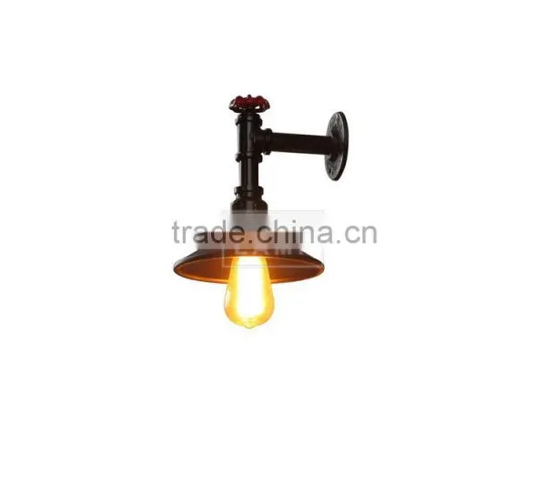 Industrial Metal Water Pipe Wall Light Edison Bulb Style Wall Bracket Wall Lamp for Cabinet photo-3