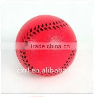red plastic softball toys-R143