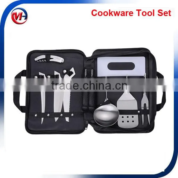 Portable Outdoor BBQ Cookware Tool Kit