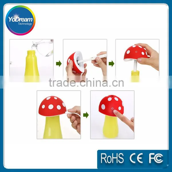 Air Purifier Nebulizer Aroma Usb Humidifier With Night Light Mushroom photo-3