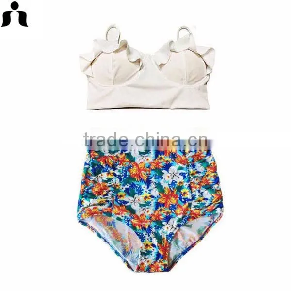 Hot Selling Latest Design Quality High Waist Swim Wear photo-3