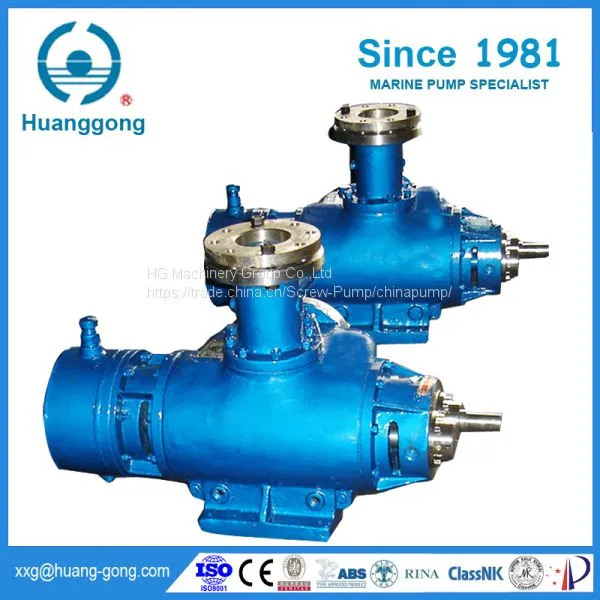 Marine Engine Lubricate Oil Pump Cargo Oil Transfer Twin Screw Pump photo-2