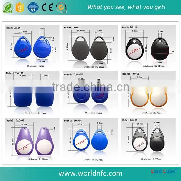 125KHz RFID EM4305 Key Fob, RFID Key Tag photo-2