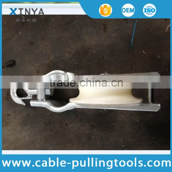 Nylon Sheave Stringing Pulley Block With 10KN Load Capacity for 95-120mm2 Conductor photo-3