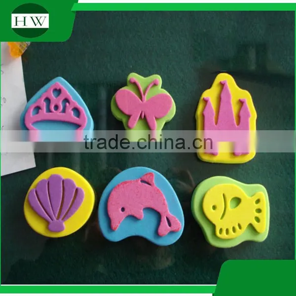Rubber EVA Foam Children Cartoon Characters Animal Toy Stamp