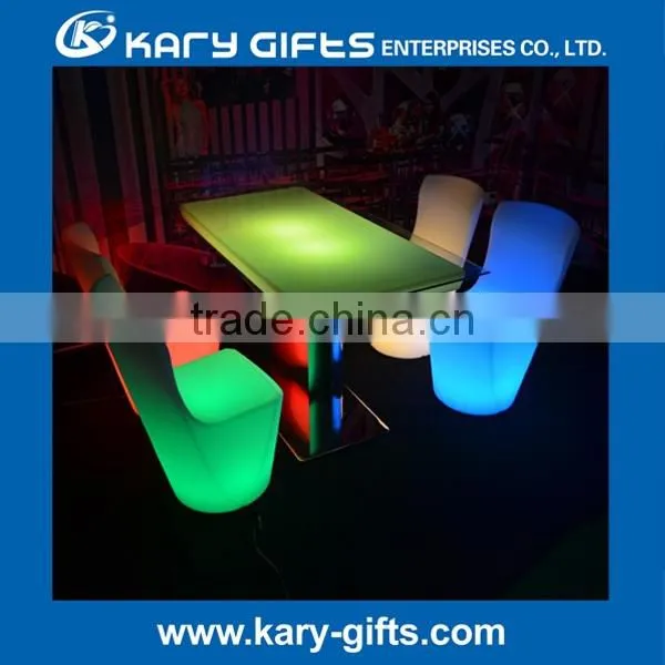 Illuminated Cafe Furniture Beauty Table Led photo-5