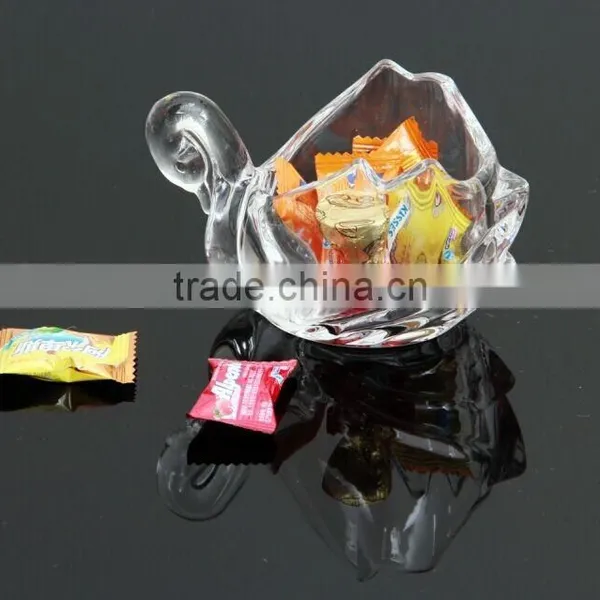 With 10 Years Experience Factory Offer Wholesale Swan Shape Glass Candy Box photo-4