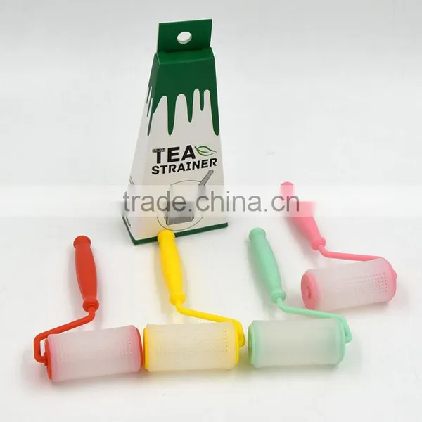 Roller Brush Silicon Tea Strainer photo-3