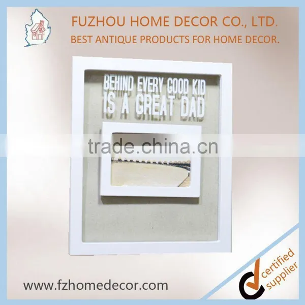 Durable Eco-friendly Wooden Printing Photo Frame With Glass Decor for Family photo-6