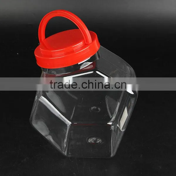 Plastic Cookie Jar Biscuit Tin Small Food Jar photo-3