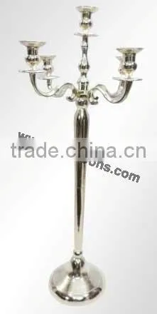 Cheap Aluminum Silver Candelabra photo-3