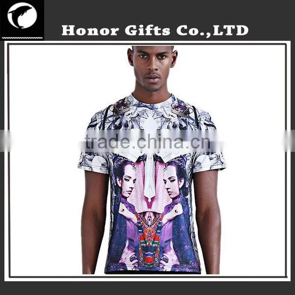 Custom Design You Own Factory Price Printed T Shirt Men photo-5