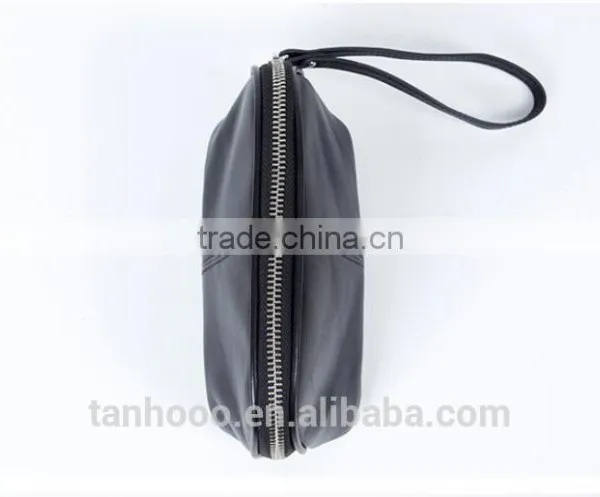 High-end Fashion Design Genuine Leather Makeup Bag photo-5