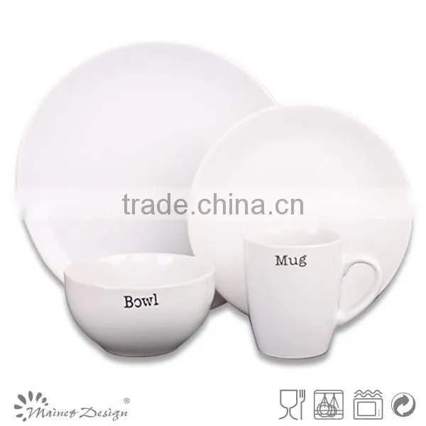16pcs Ceramic Dinnerware Set for Hotel Ceramic Hotel Dinner Set photo-2