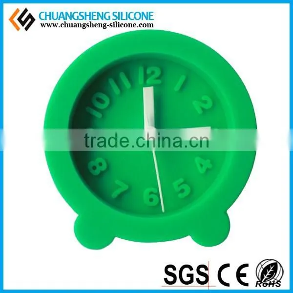 Round Shaped Digital Alarm Clock, Promotional Silicone Clocks, Smart Table Clock photo-4