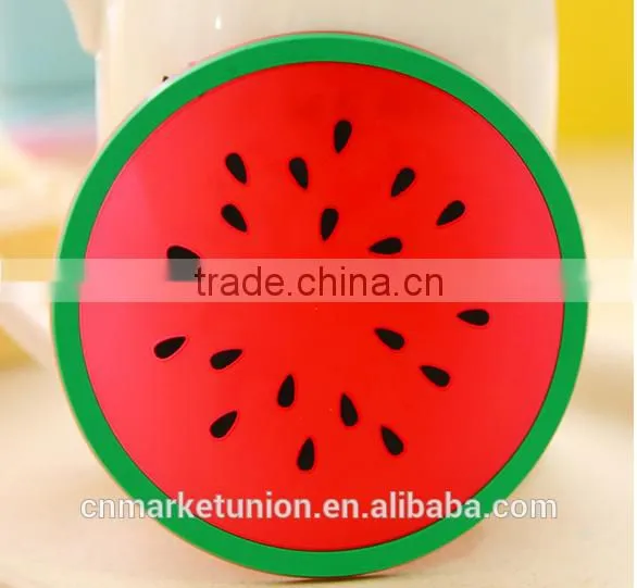 2017 New Hot Fruit Silicone Cup Mat With Good Quality so Cute and Cheap photo-6