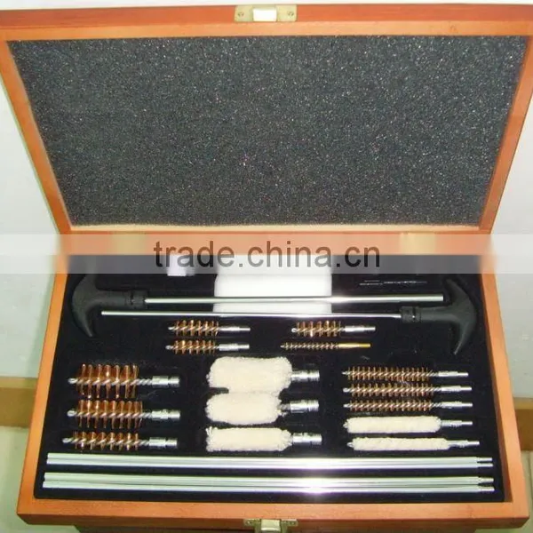 High Quality Gun Cleaning Kit in Wooden Box photo-5