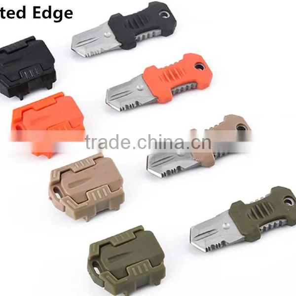 TK-1566 Outdoor Camping Survival Tool Molle System Beetle Webbing Buckle Tactical Knife photo-6