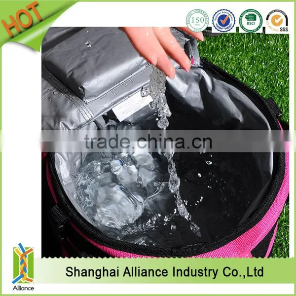Cooler Bag/ Collapsible Round Cooler Bag/ Car Cooler Bag 12v