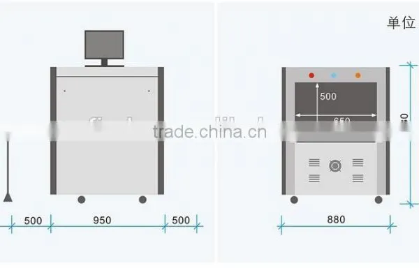 Hot Selling VX5030C x Ray Baggage Scanning Machine Price photo-4