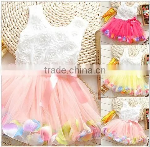 2015 New Design Little Baby Girl Dance Costumes Dress Fashion Baby Dress Baby Party Clothes Newborn Dress for Girl photo-6