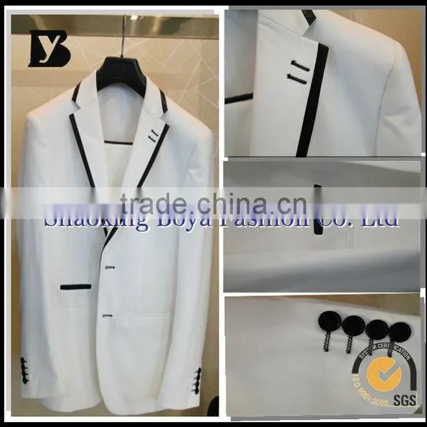 2015 Newest Style Men's White Suits Wedding Dresses for Men