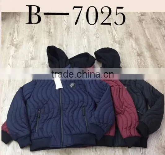 Winter Quilted Man Jacket With Hoody Stocklots photo-2