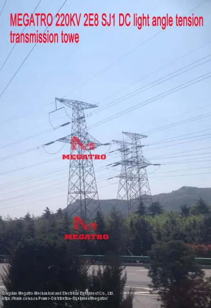 MEGATRO 220KV 2E8 SJ1 DC Light Angle Tension Transmission Tower photo-4