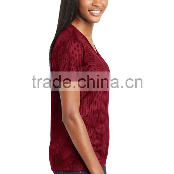 Drifit Camo t Shirt, Polyester V-Neck Short Sleeve t Shirt photo-3