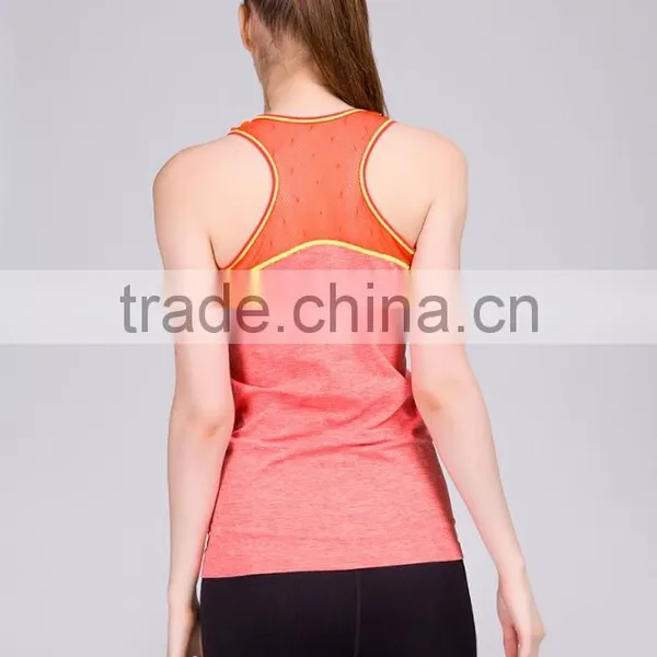 OEM Casual Summer Women Seamless Sexy Breathable Slim Fit Tank Top photo-3