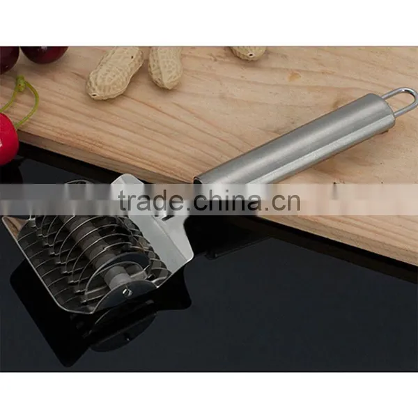 Stainless Steel Noodle Lattice Roller Cutter Dough Cutter Pasta Spaghetti,New Portable Kitchen High Grade Maker Cooking Tools photo-4