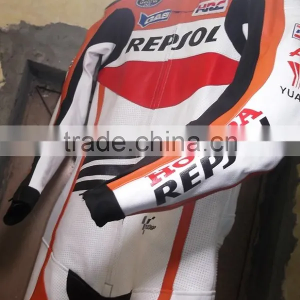 Motorcycle Leather Suits Made Cow Hide Leather photo-5