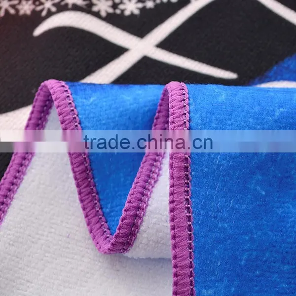 Velour Reactive Printing Beach Towel Photo Printed Velour Beach Towel photo-6