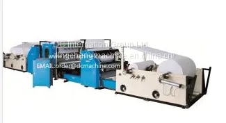 V-Fold Hand Towel Folder Machine(with double glue lamination)