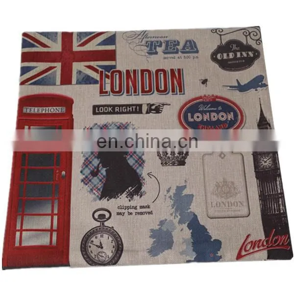 Fashion Custom Decorative Home Sofa Linen Digital Printing Blank Cushion Cover photo-2