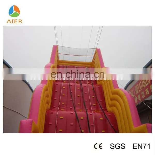 2016 Hot Selling Climbing Wall Inflatable Rock Climbing Wall Kids and Adults Rock Climbing Walls photo-3