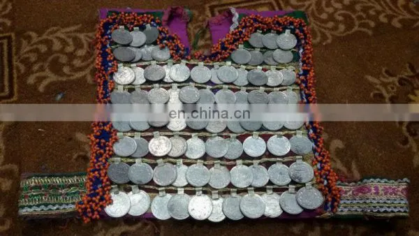 Afghan Kuchi Coins Dress Patch / Dress Front